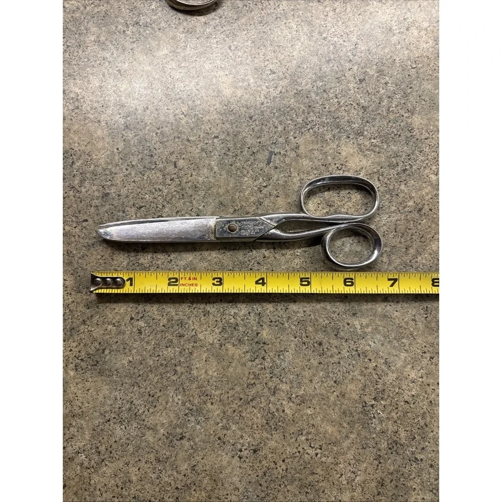 Vintage Metal Sewing Scissors Boker, Richard's, Voss Cut Co Lot Of 3